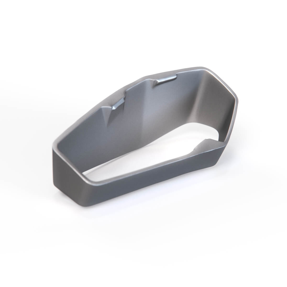 BMW E21 Front Door Panel Armrest Chrome Trim Left or Right (51411843081 / 51411843082) — view 3