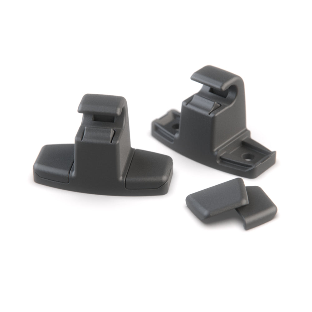 BMW E30 E36 E46 Z1 Z3 Sun Visor Bracket Clip Black 51161927476 / 51161927473 — view 10
