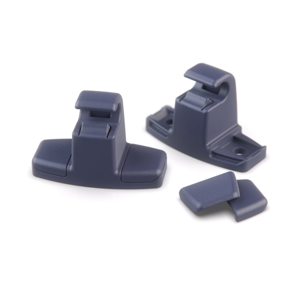BMW E30 E36 E46 Z1 Z3 Sun Visor Bracket Clip Black 51161927476 / 51161927473 — view 9