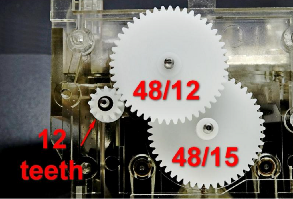BMW E23 E24 E28 E30 Mercedes 124 126 107 Odometer Speedometer Gears Repair Kit 48√ó15, 48√ó12 — view 3