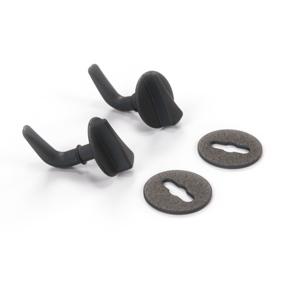 BMW E23 E24 Trunk Trim Panel Lock Set of 2 Black (51471872820)