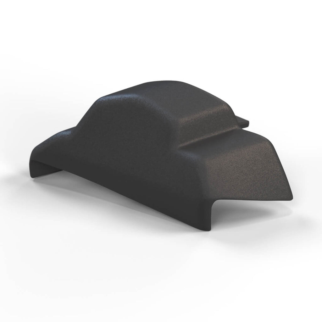 BMW E24 635 End Piece Front Bumper Black Left or Right (51111866409 / 51111866410) — view 3