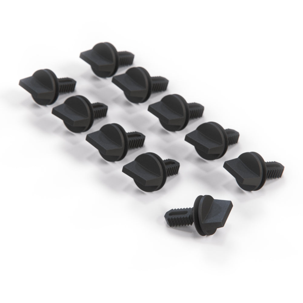 BMW E24 / E28 / E30 Mounting Clip Set of 10 (51711916197) — view 2