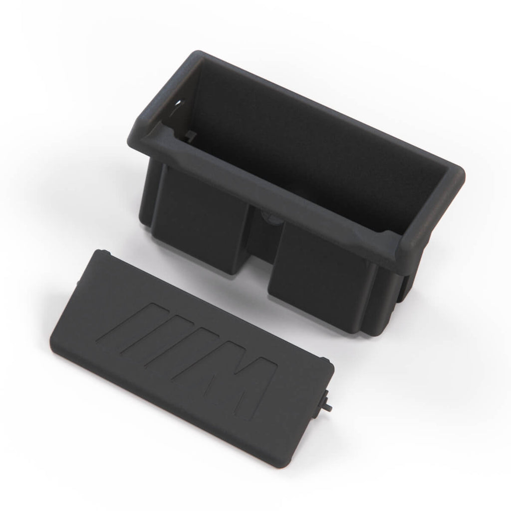 BMW E24 / E30 Motorsport Centre Console Rear Ash Tray Black (51161904809) — view 2