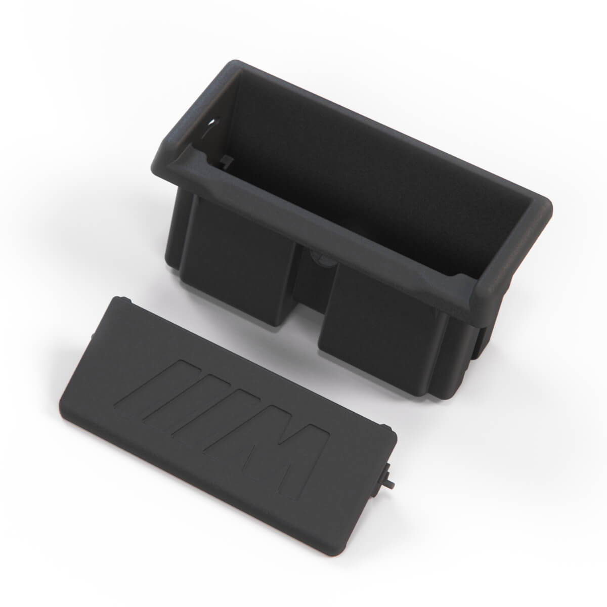 BMW E24 / E30 Motorsport Centre Console Rear Ash Tray Black (51161904809) — view 2