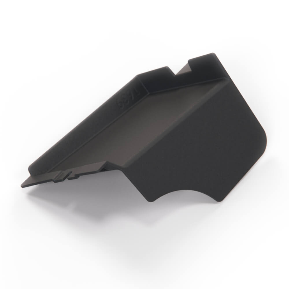BMW E24 Plastic Drain Cover Under Front Hood Vent Grille Black — view 4