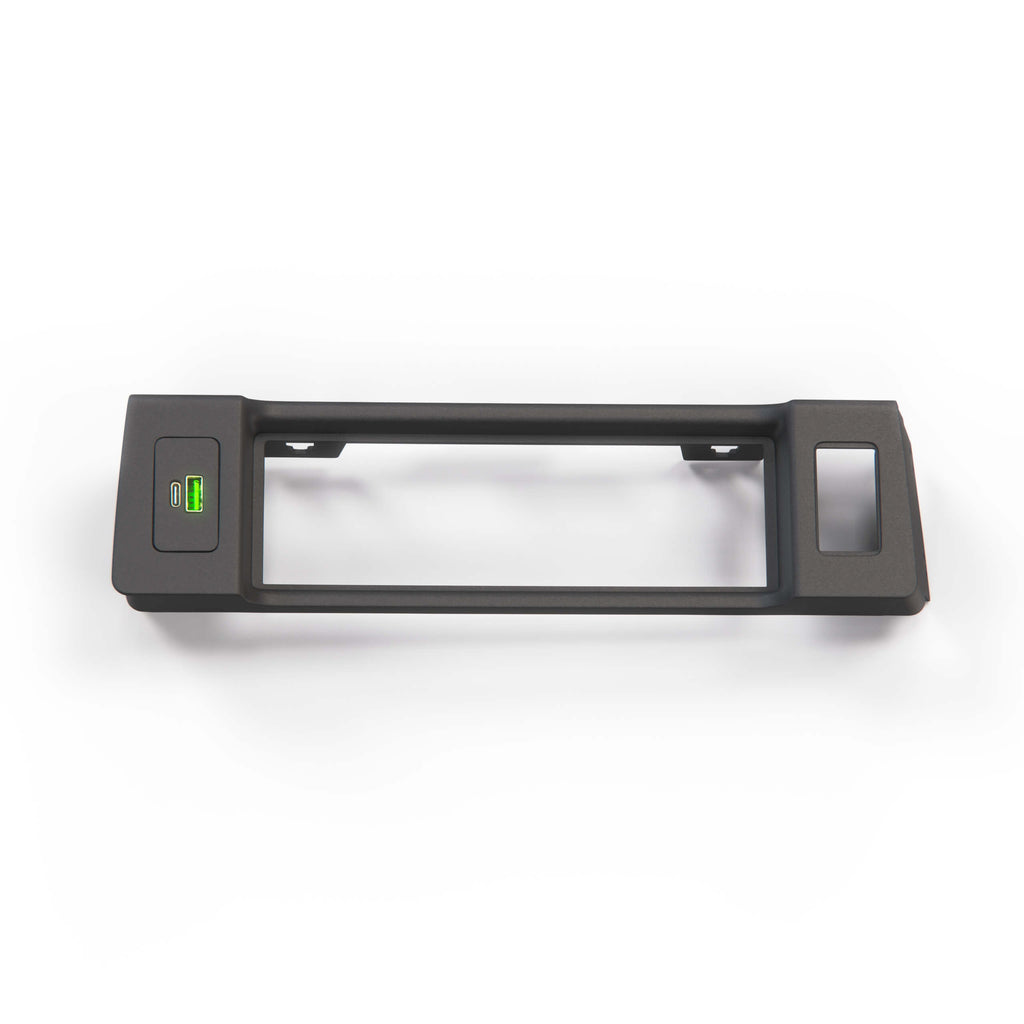 BMW E28 Centre Console Switch Blank with USB Charger — view 4