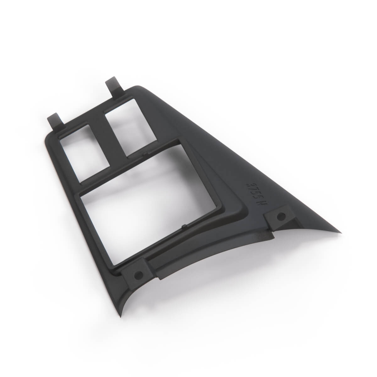 BMW E28 Dashboard Clock Housing Frame LHD or RHD Black (62131367686) — view 3