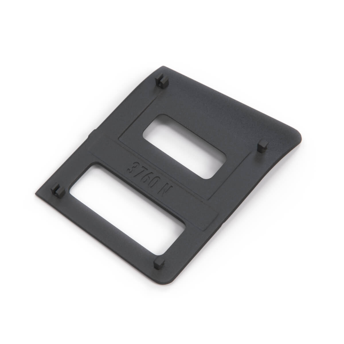 BMW E28 Digital Clock Cover Trim LHD or RHD Black (62131367684) — view 3