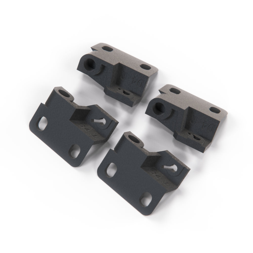 BMW E28/E24/E23/E30 M3 Fog Light Bracket Set Of 2 Light Black — view 2