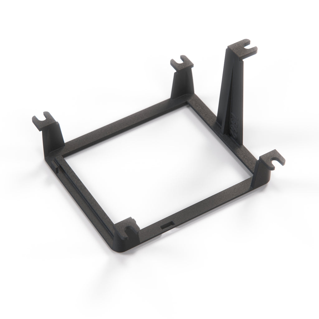 BMW E28 E30 Euro Clock Bracket OBC Mount Black (62131380009) — view 3