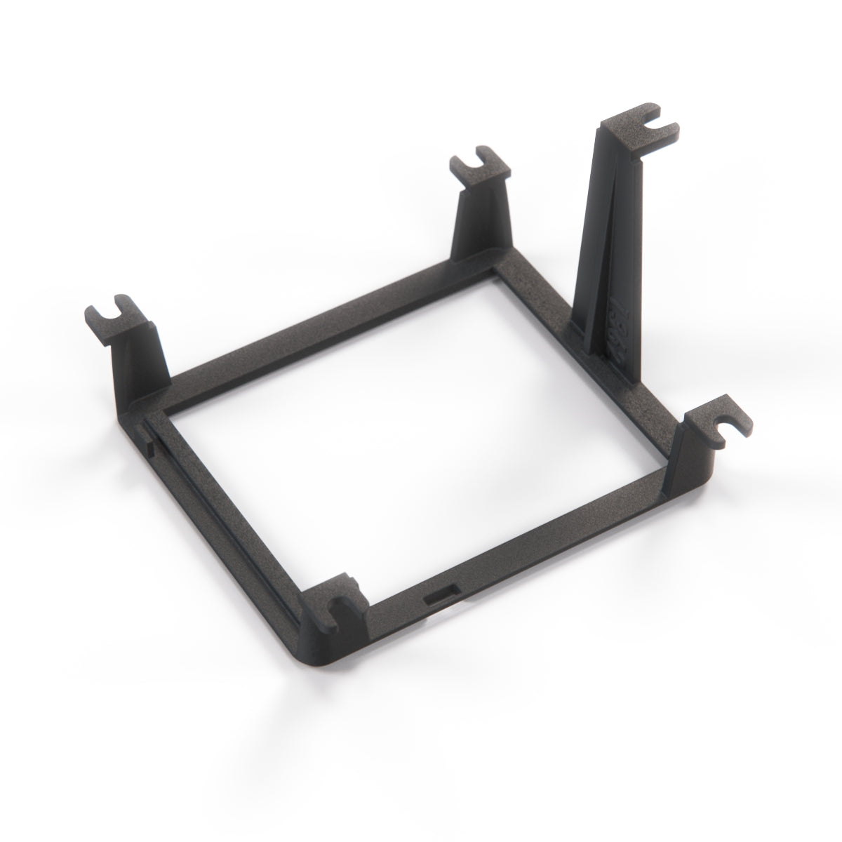 BMW E28 E30 Euro Clock Bracket OBC Mount Black (62131380009) — view 3
