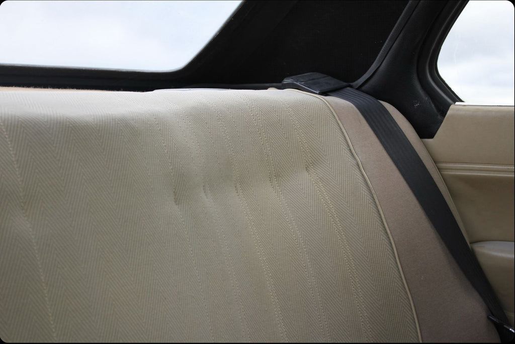 BMW E30 Baur Convertible Seat Belt Cover Black — view 6