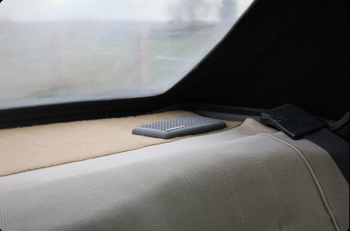 BMW E30 Baur Convertible Seat Belt Cover Black — view 7