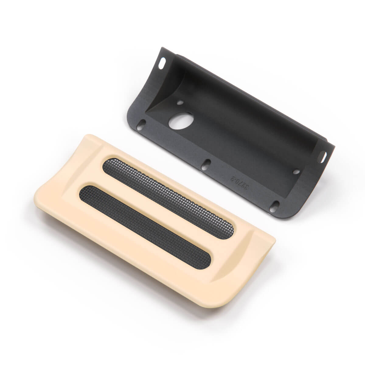 BMW E30 Baur Parcel Shelf Rear Heater Fan Cover Set All Colours 51460006408 + (51460006405) — view 2