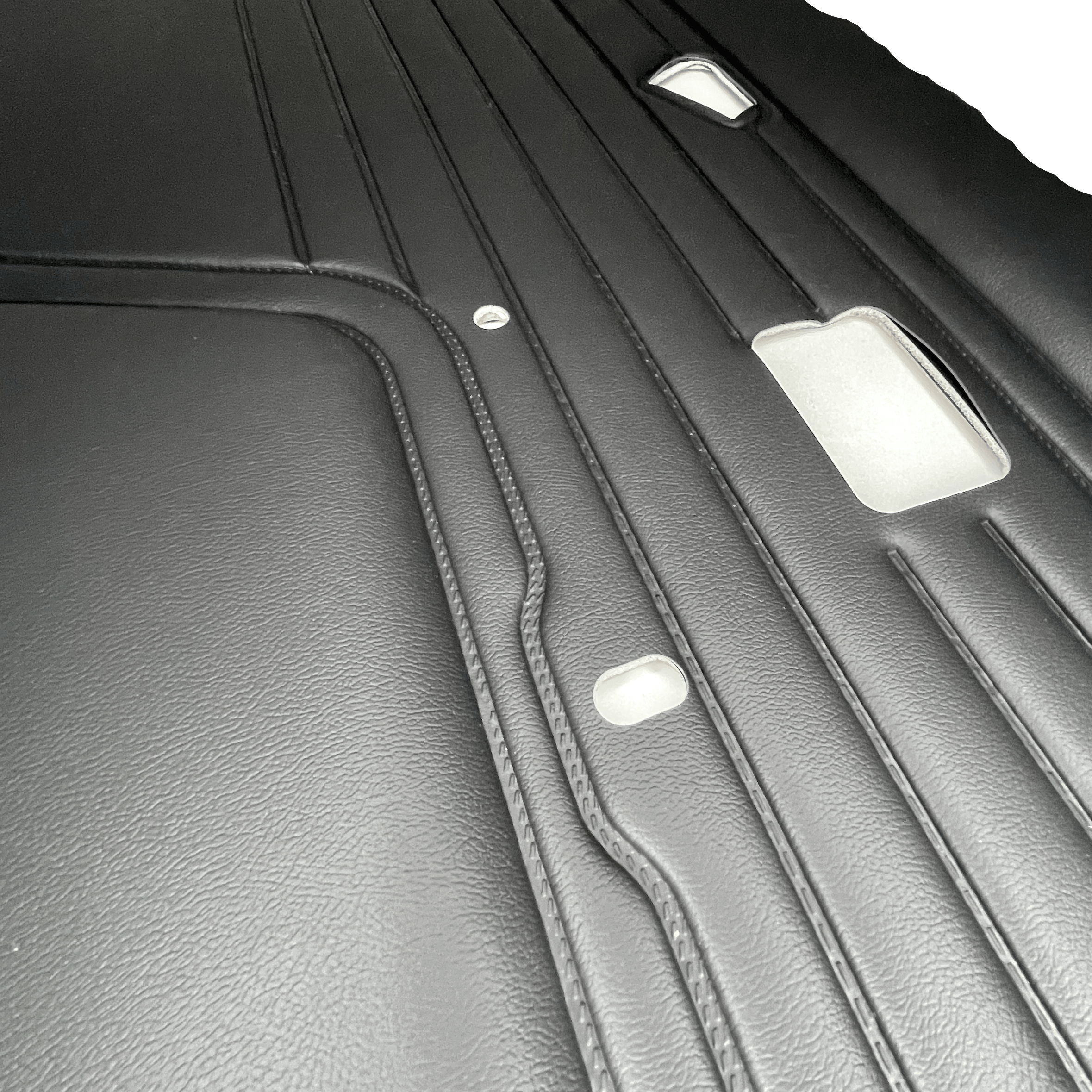 BMW E30 Cabrio Door Panel Black Set of 2 Left or Right (51411937353 / 51411937354) — view 5