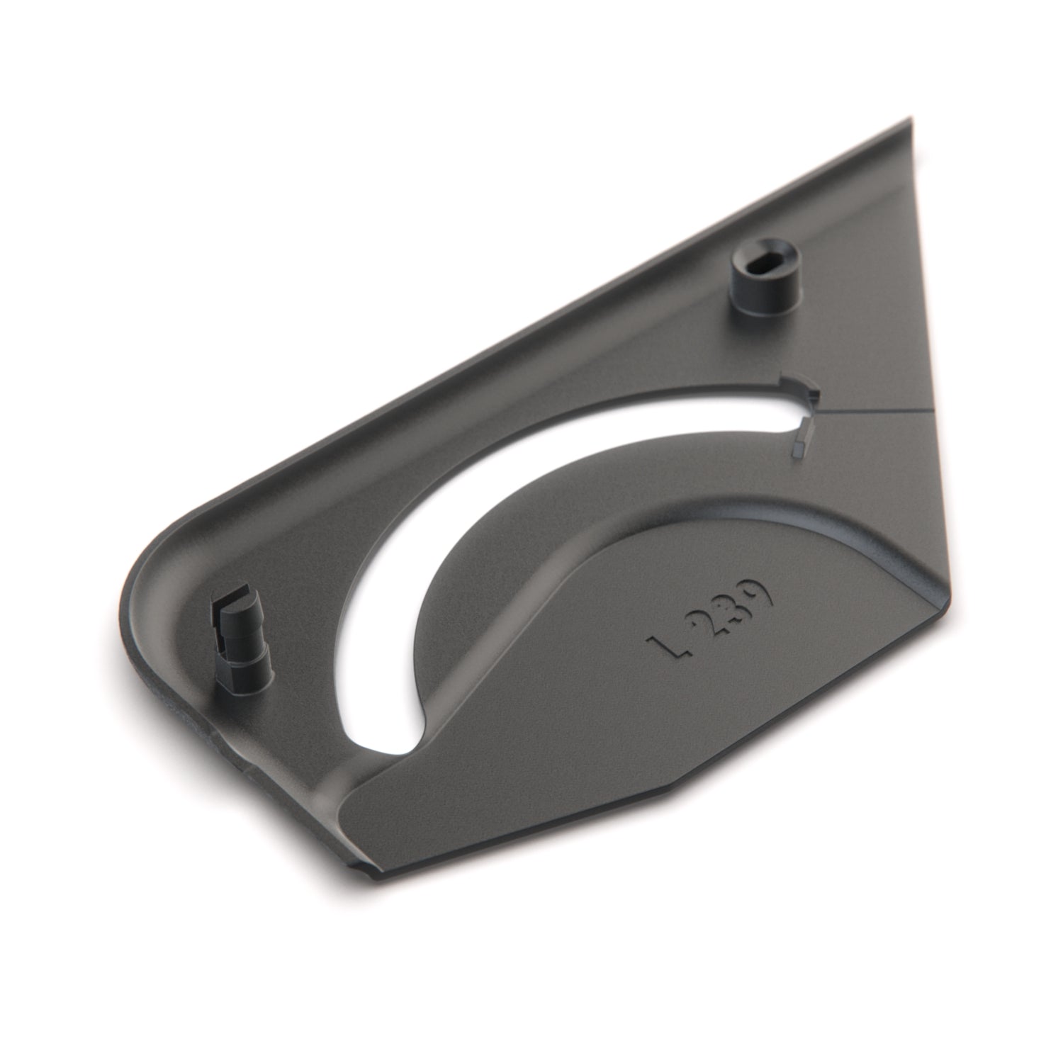 BMW E30 Convertible Front Seat Belt Lower Cover Left Or Right ( 3-Series 72111935605/72111935606) — view 2