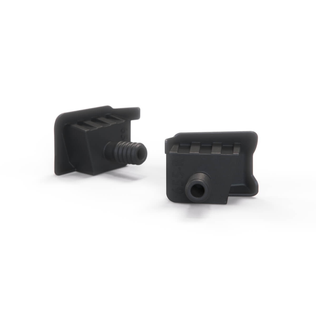 BMW E30 Convertible Hardtop Support Cover Set of 2 Black (51431942787 / 51431942788) — view 2