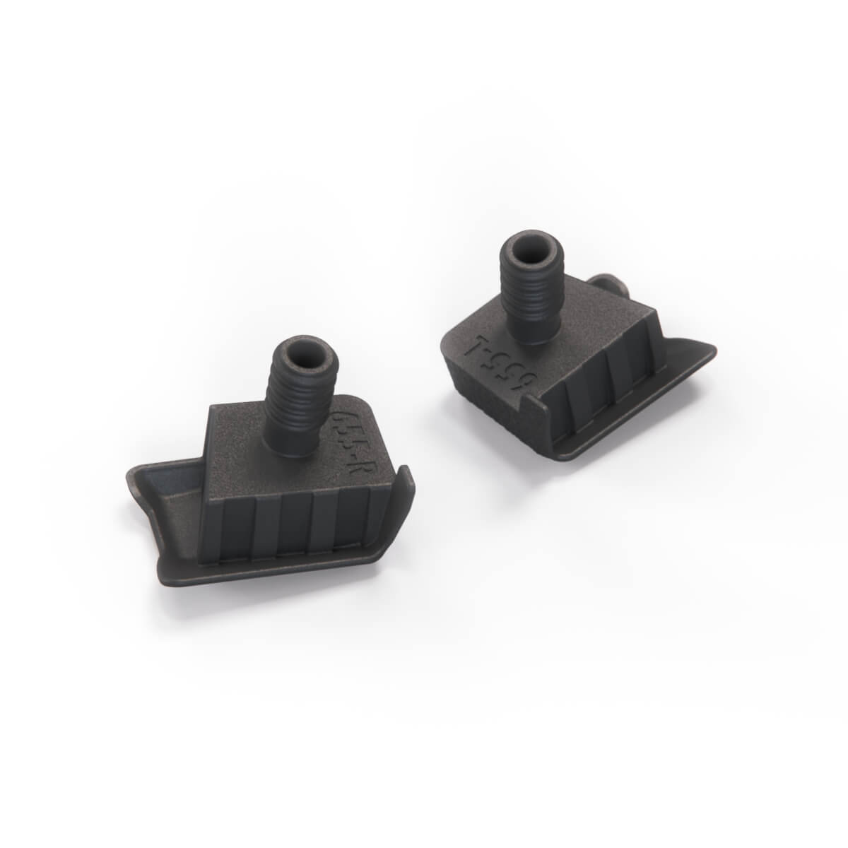 BMW E30 Convertible Hardtop Support Cover Set of 2 Black (51431942787 / 51431942788) — view 3