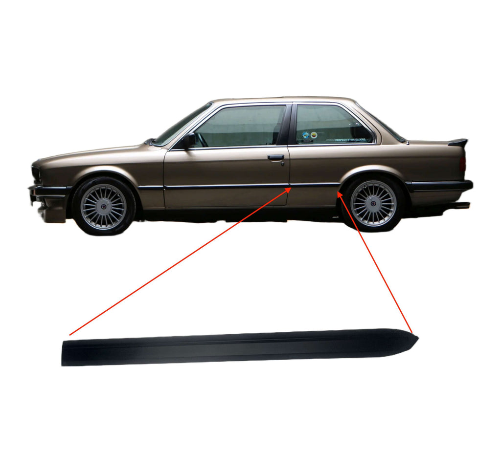 BMW E30 Coupe Black Trim Moulding for Side Panel Left or Right