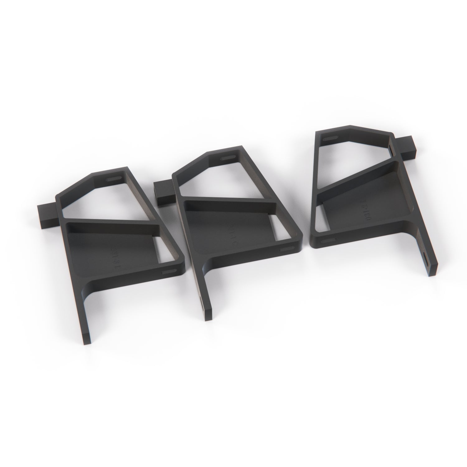 BMW E30 Cowcatcher IS/ES Front Valence Bumper Mounting Brackets — view 2
