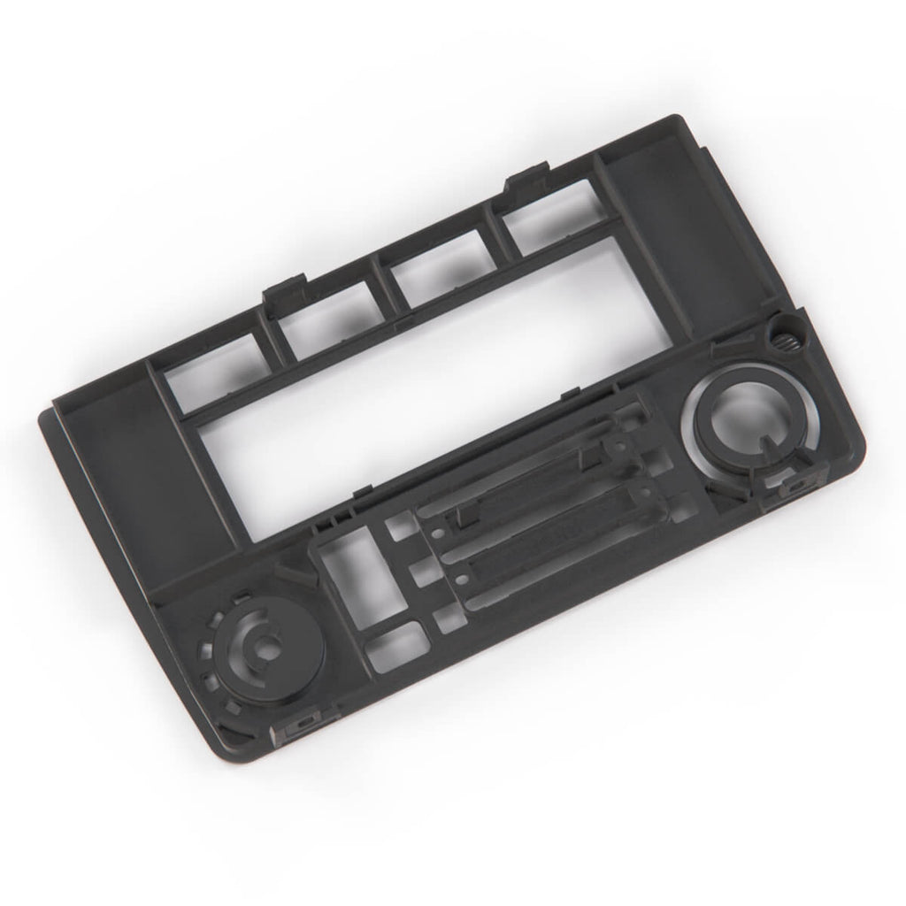 BMW E30 Dash AC Climate Control Panel Trim Bezel Black for (LHD13858946411) — view 4