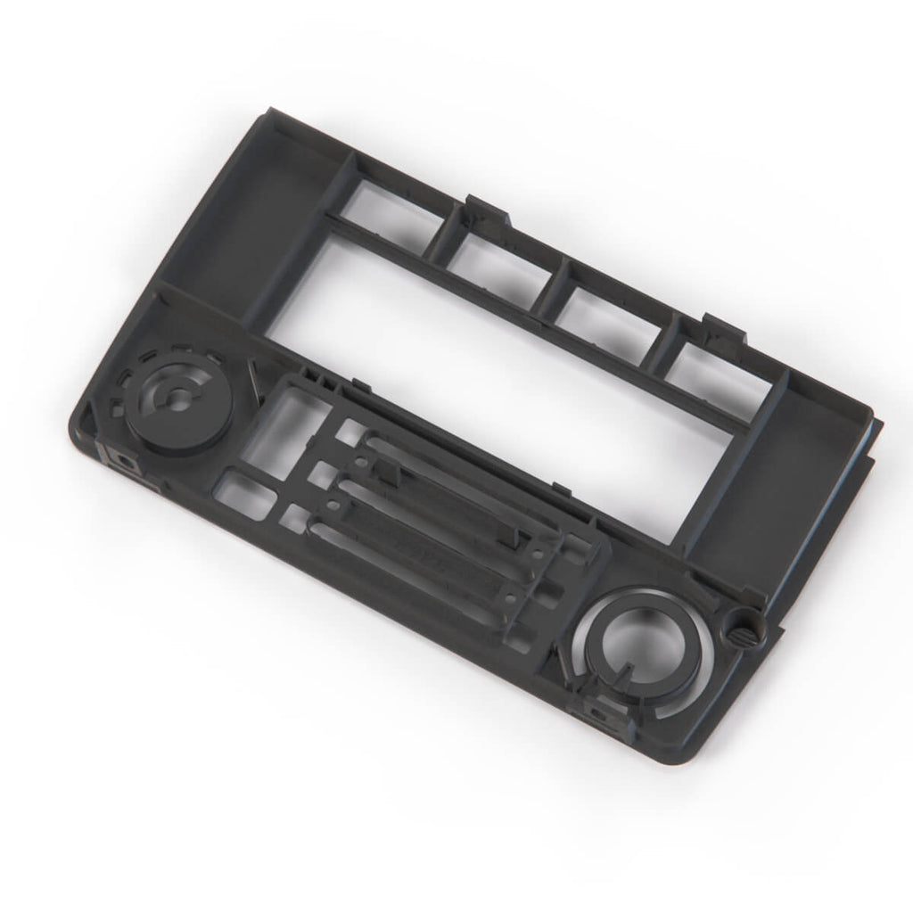 BMW E30 Dash AC Climate Control Panel Trim Bezel Black for (LHD13858946411) — view 5