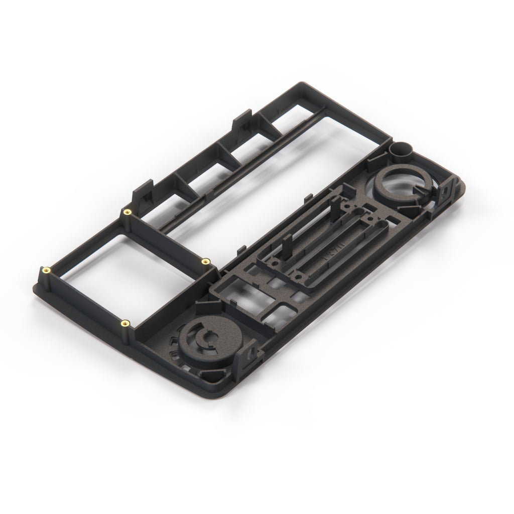 BMW E30 Dash AC Climate Control Panel Trim Bezel Black for LHD (64119061983) — view 3