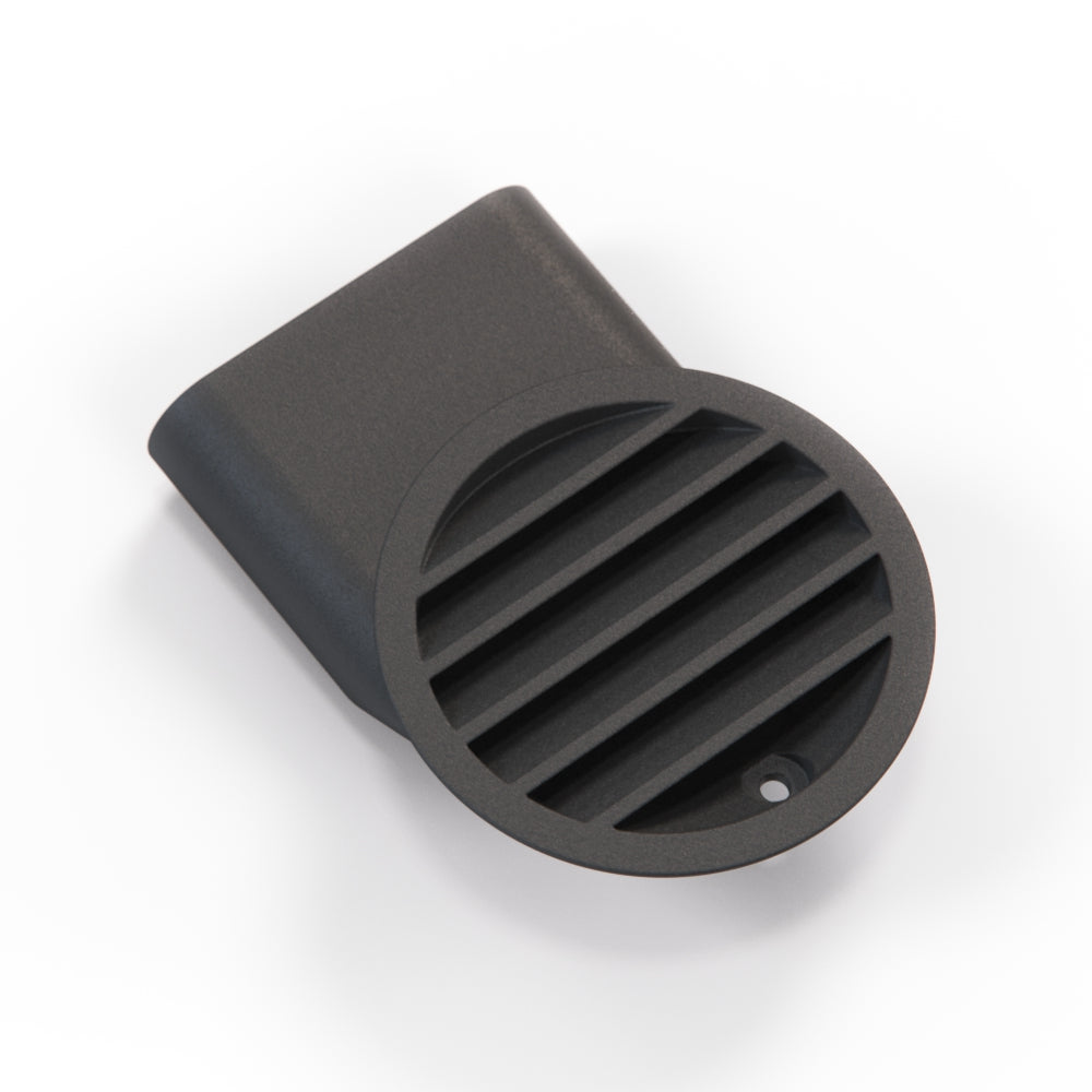 BMW E30 Dashboard Side Air Grille Black (64221888230) — view 2