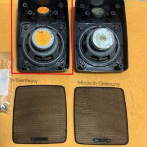 BMW E23 E28 E30 Premium Sound Rear HiFi Deck Speaker Housing Black 65131381473 — view 4