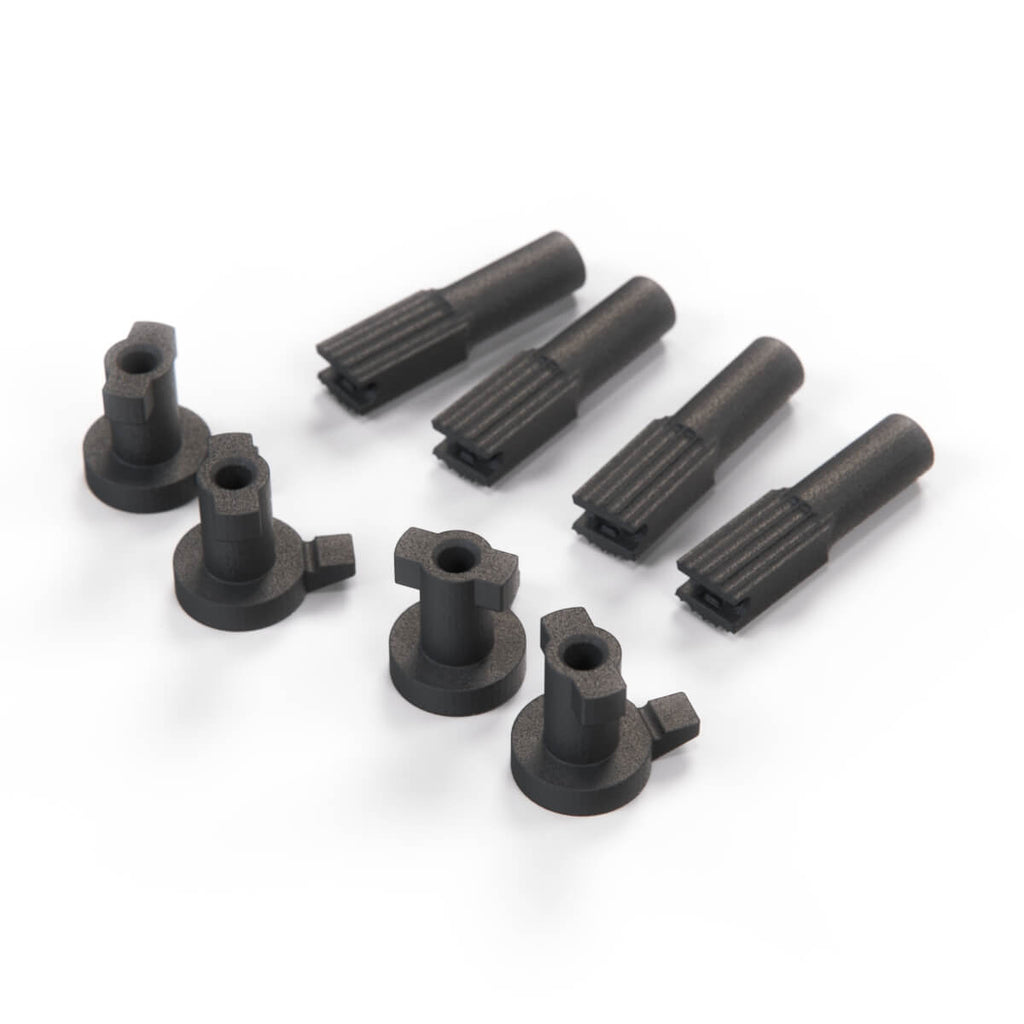 BMW E30 Ellipsoid Headlight Adjuster Screw Repair Kit Set Black (63121385397) — view 3