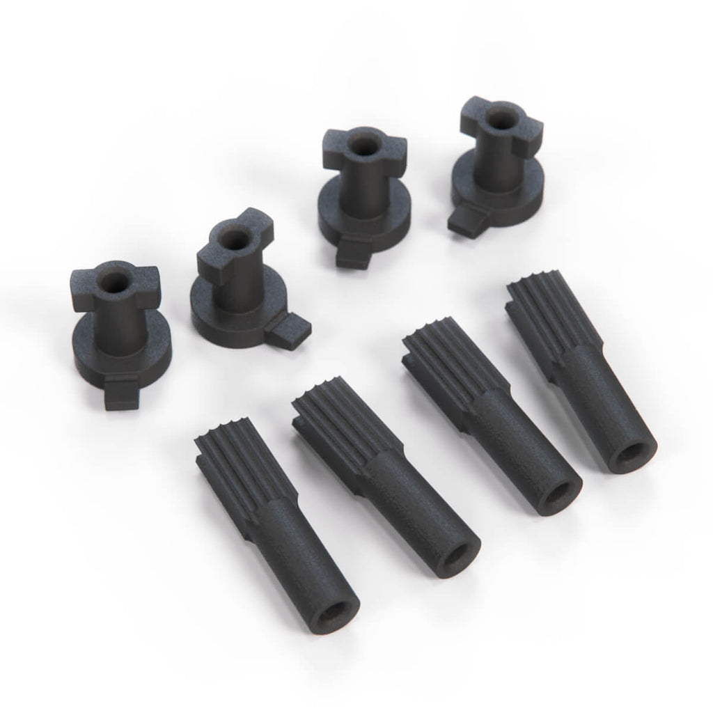 BMW E30 Ellipsoid Headlight Adjuster Screw Repair Kit Set Black (63121385397) — view 2