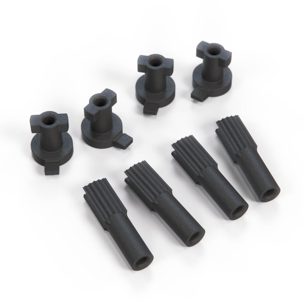 BMW E30 Ellipsoid Headlight Adjuster Screw Repair Kit Set Black (63121385397) — view 2