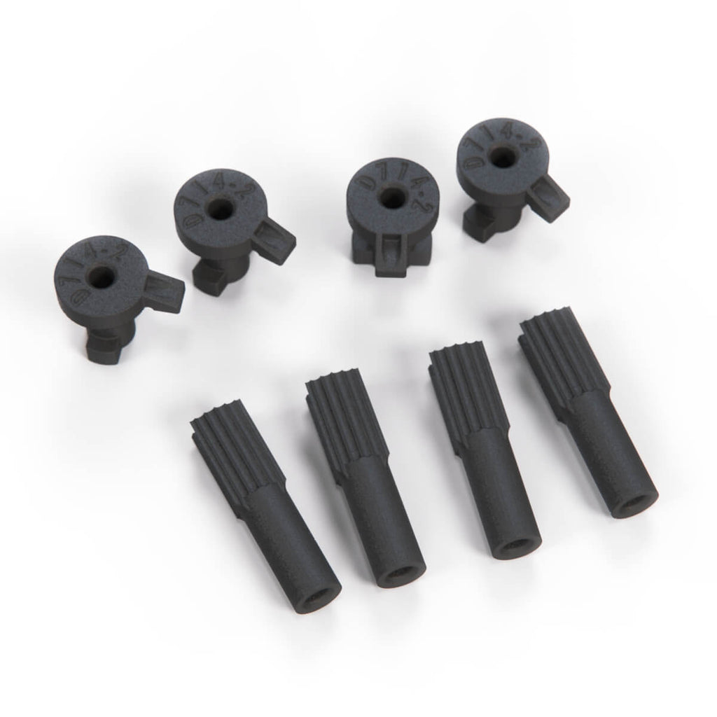 BMW E30 Ellipsoid Headlight Adjuster Screw Repair Kit Set Black (63121385397) — view 4