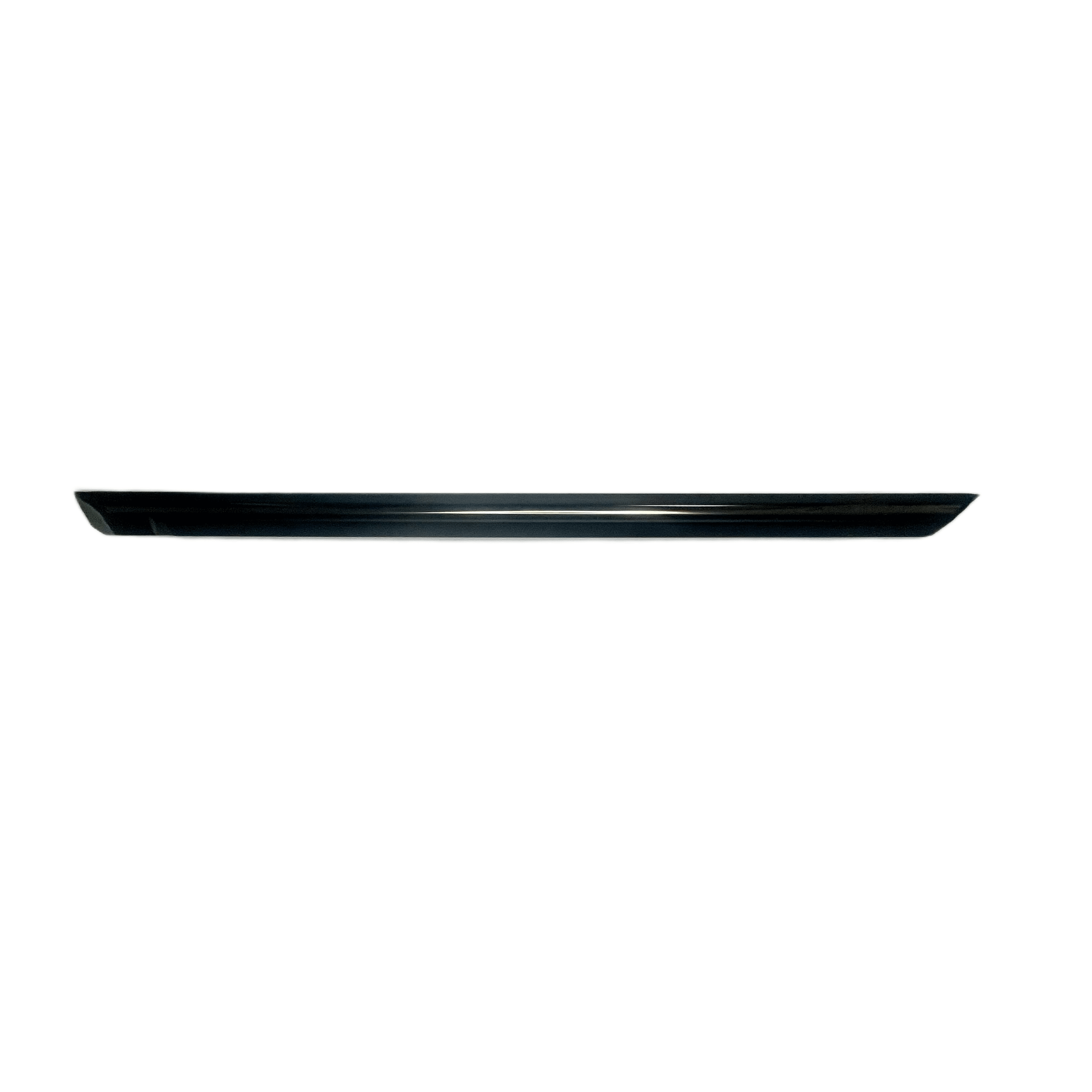 BMW E30 Front Door Trim Moulding Black with Chrome Trim Left or Right — view 2
