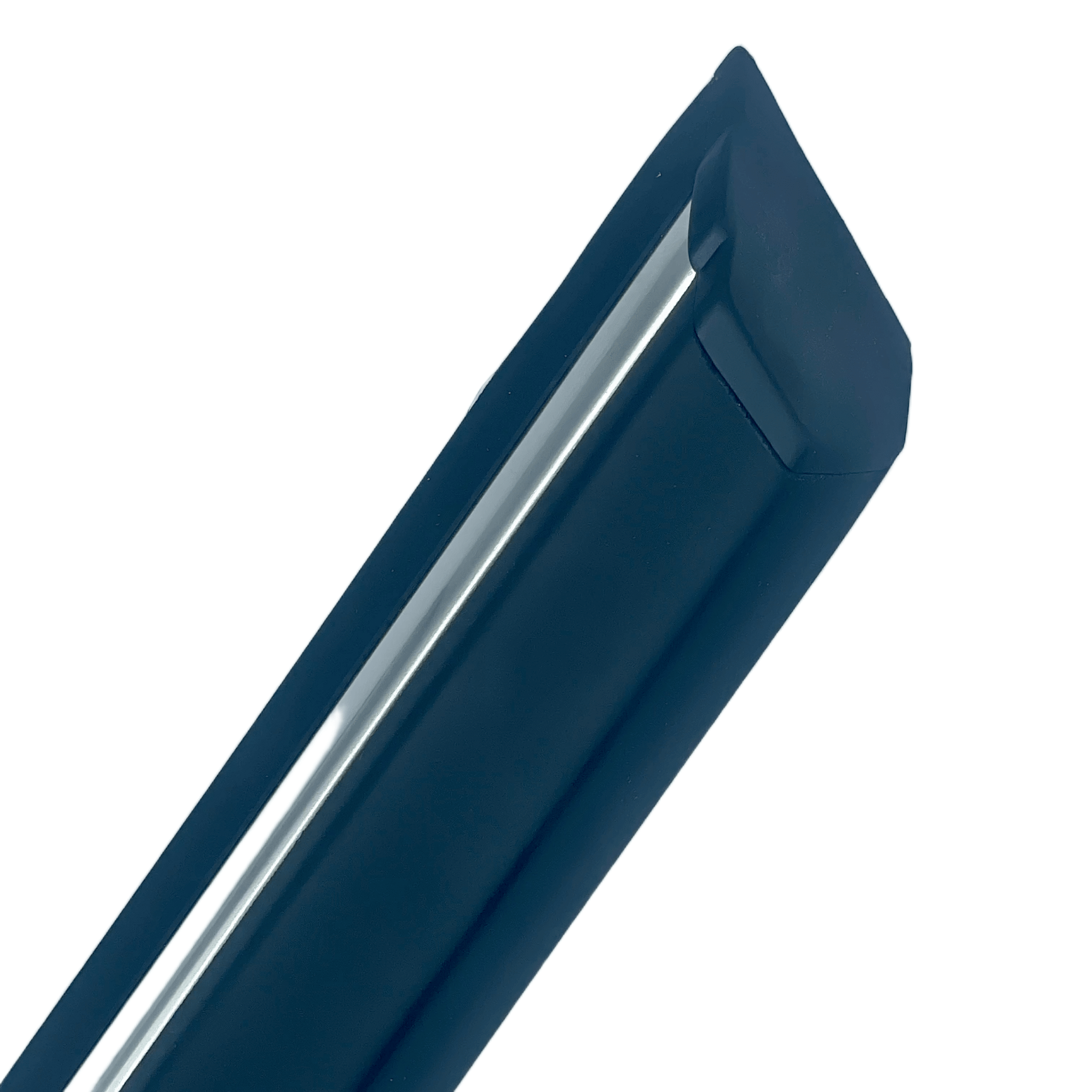 BMW E30 Front Door Trim Moulding Black with Chrome Trim Left or Right — view 5