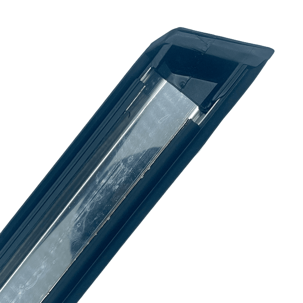 BMW E30 Front Door Trim Moulding Black with Chrome Trim Left or Right — view 4