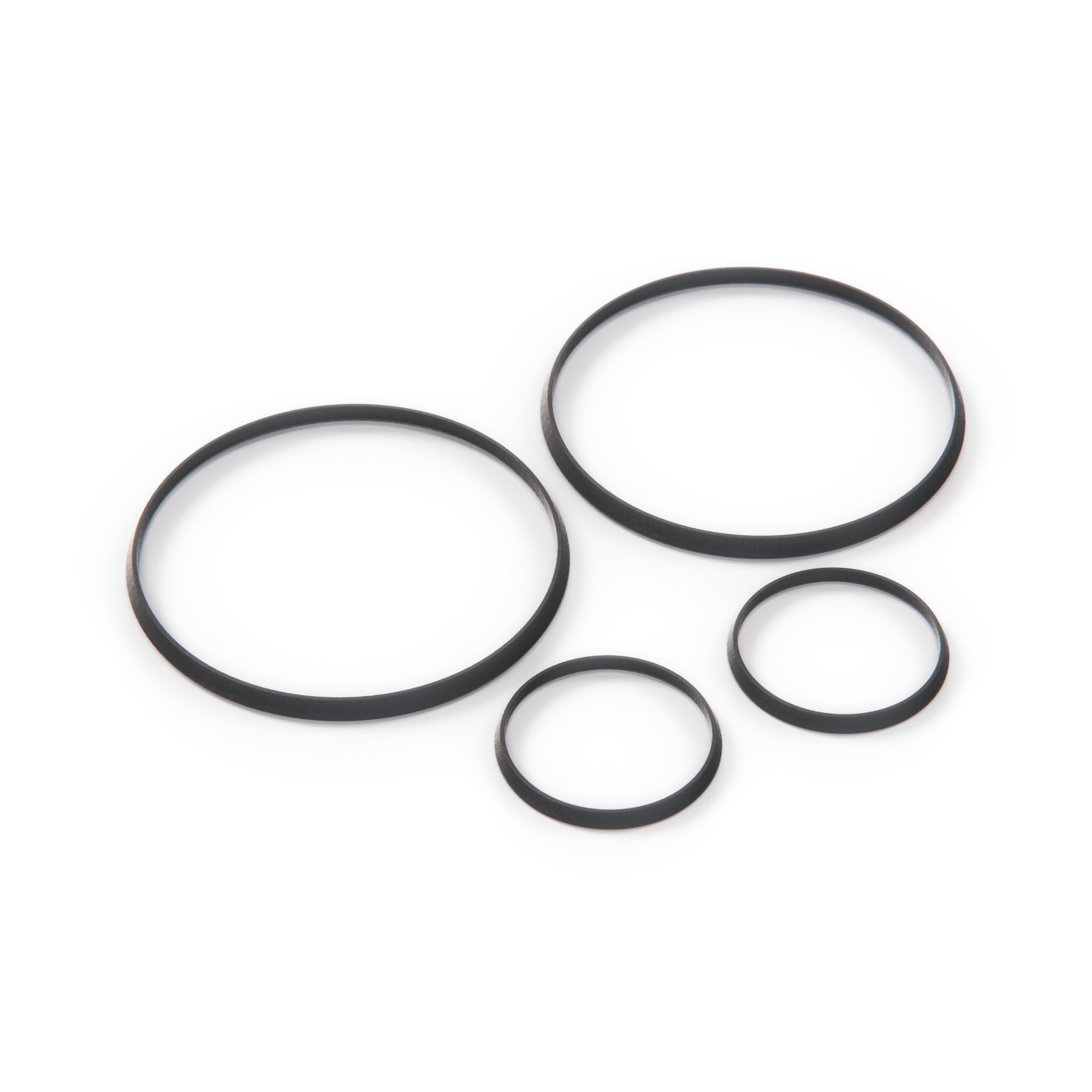 BMW E30 Gauge Cluster Rings Set of 4 Black — view 2