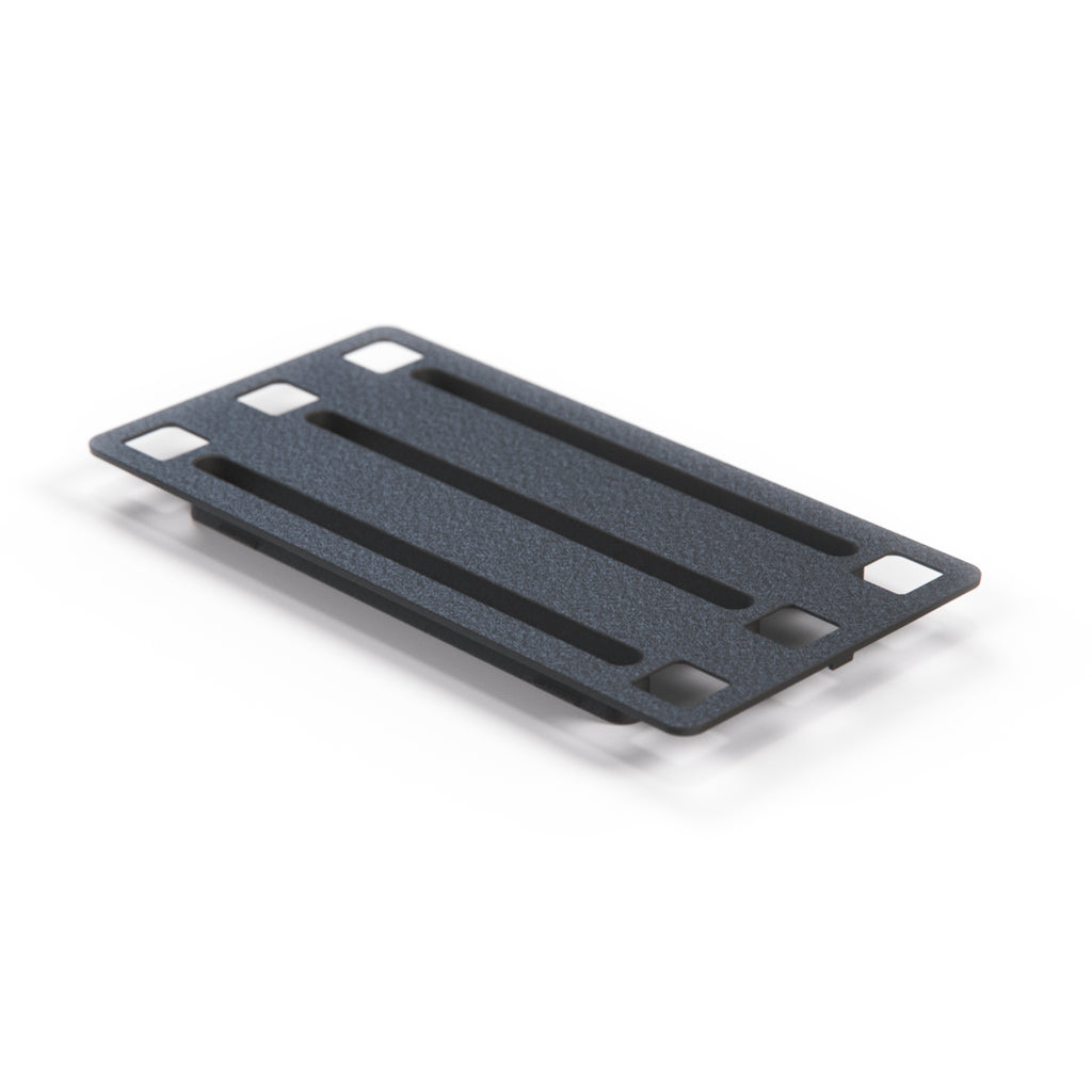 BMW E30 HVAC Heater Climate Control Slider Panel Cover Black (64117991) — view 2