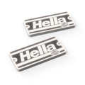 BMW E30 Opel Ascona Ford Sierra Hella Fog Light Covers Pair White and Black (30112625900)
