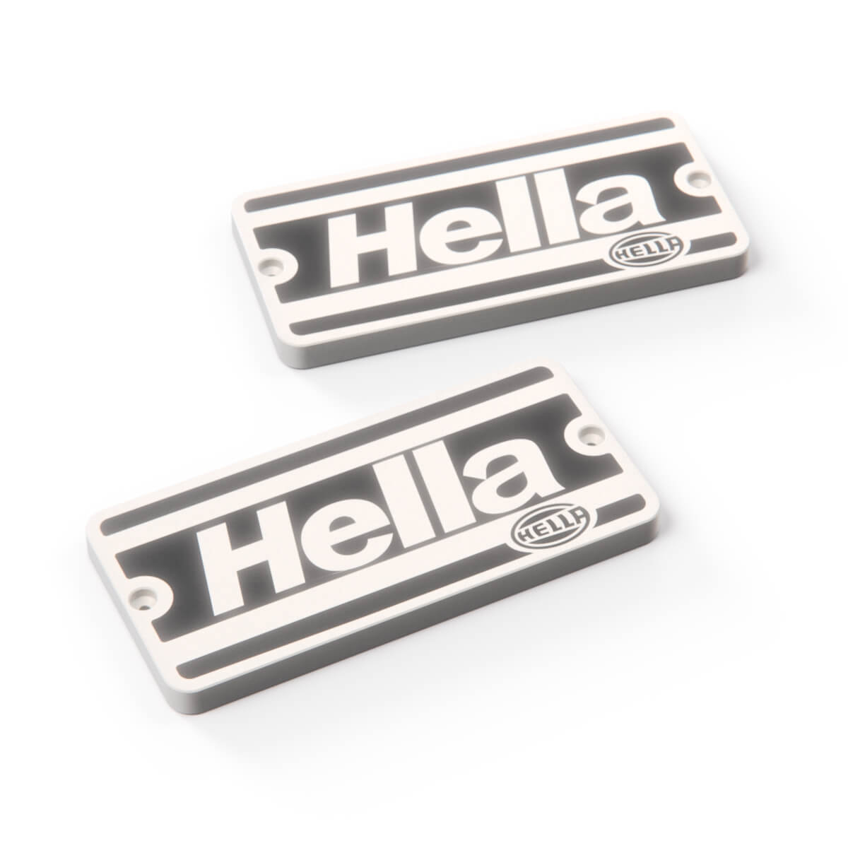 BMW E30 Opel Ascona Ford Sierra Hella Fog Light Covers Pair White and Black (30112625900)