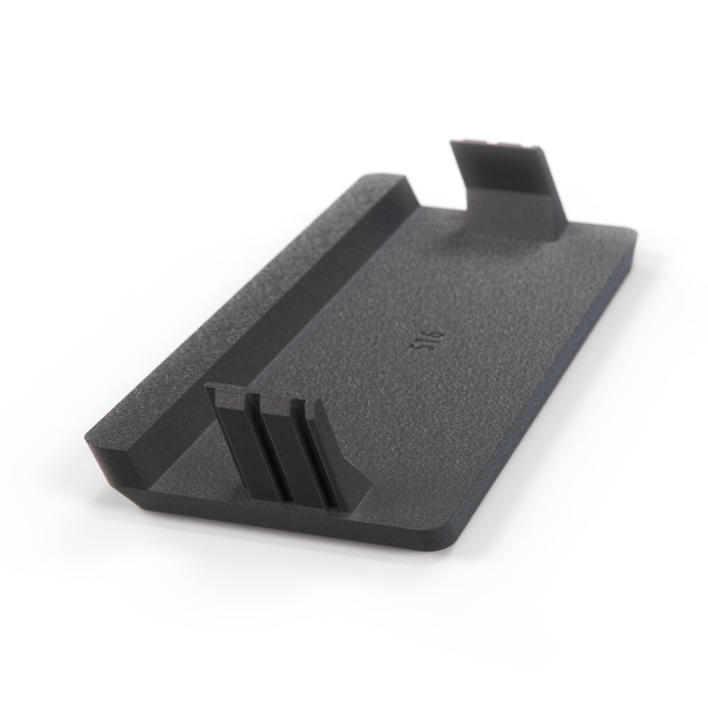BMW E30 Rear Ash Tray Delete Plate Ashtray Black 51161904809 — view 2