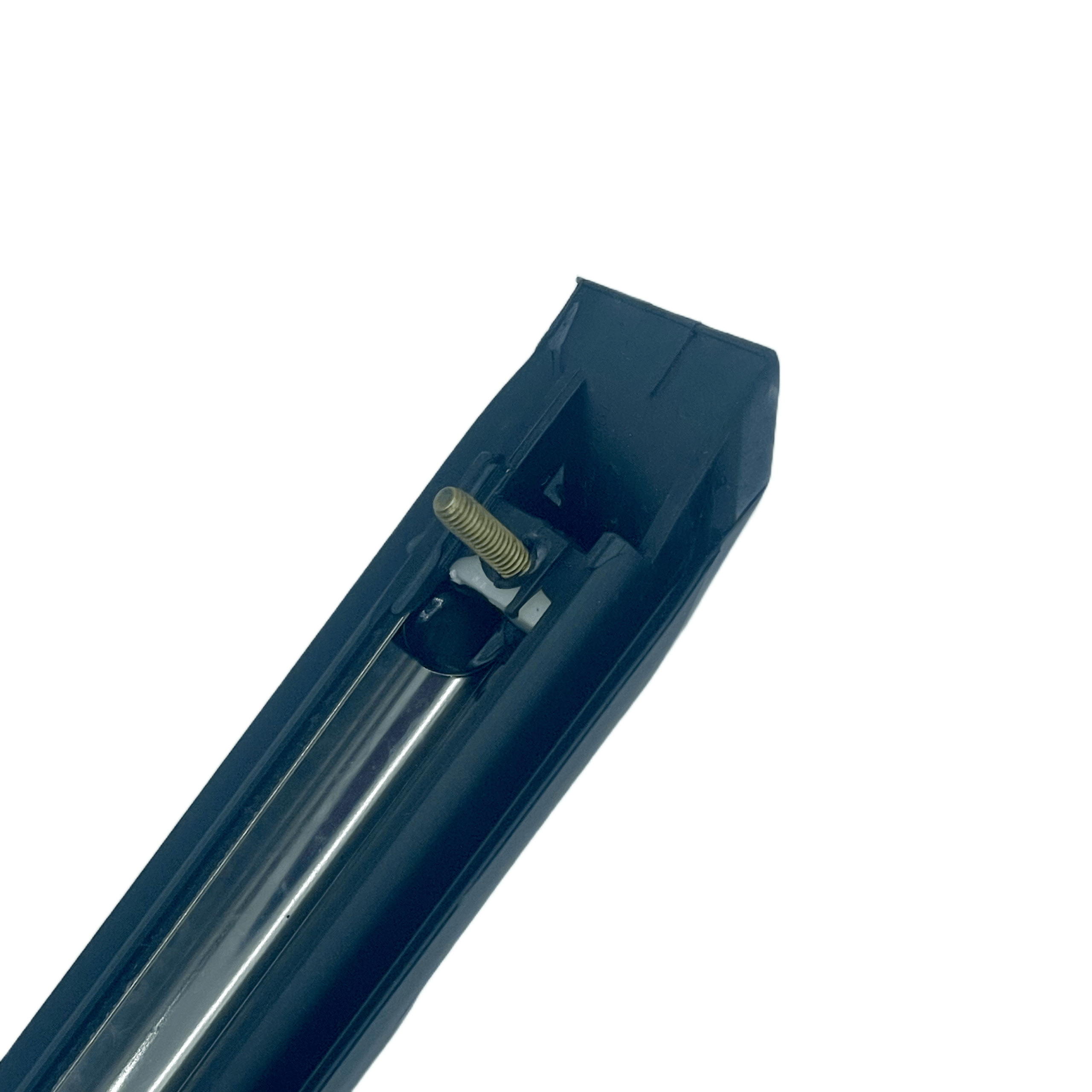 BMW E30 Rear Door Trim Moulding Left Black with Chrome Trim (51131904771) — view 7