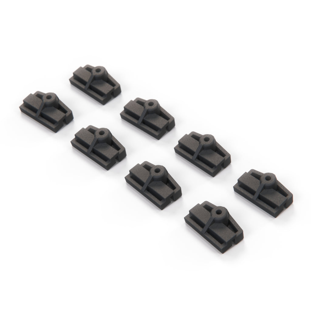 BMW E30 Sideskirt Bottom Clip Set of 8 Black (51711933125)