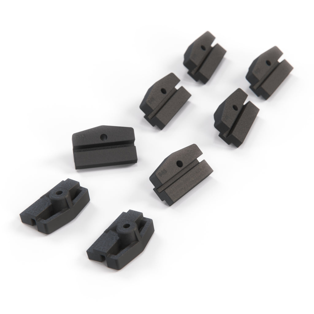 BMW E30 Sideskirt Bottom Clip Set of 8 Black (51711933125) — view 2