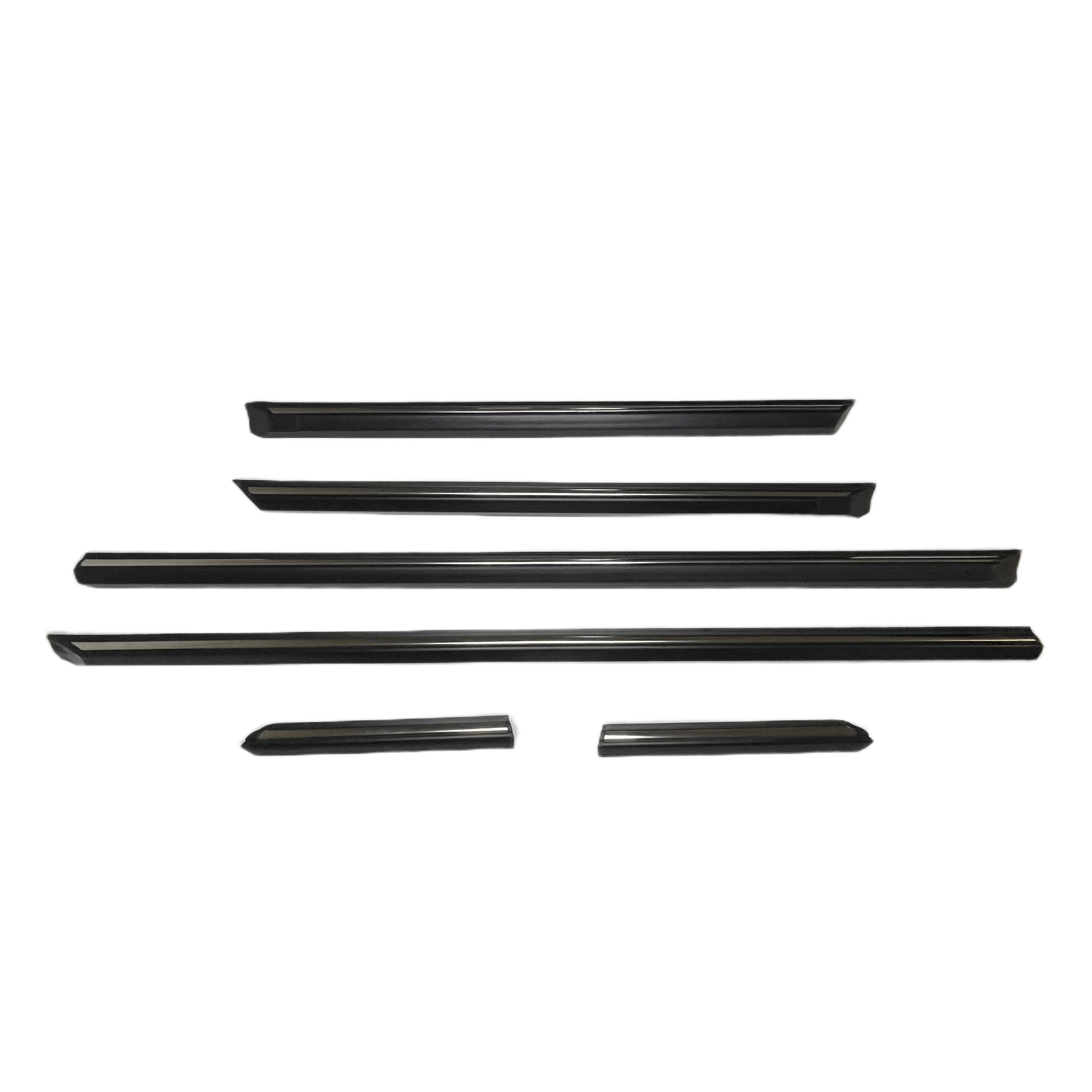 BMW E30 Trim with Chrome Insert Set of 6 (51131876130 / 51131876129) — view 2