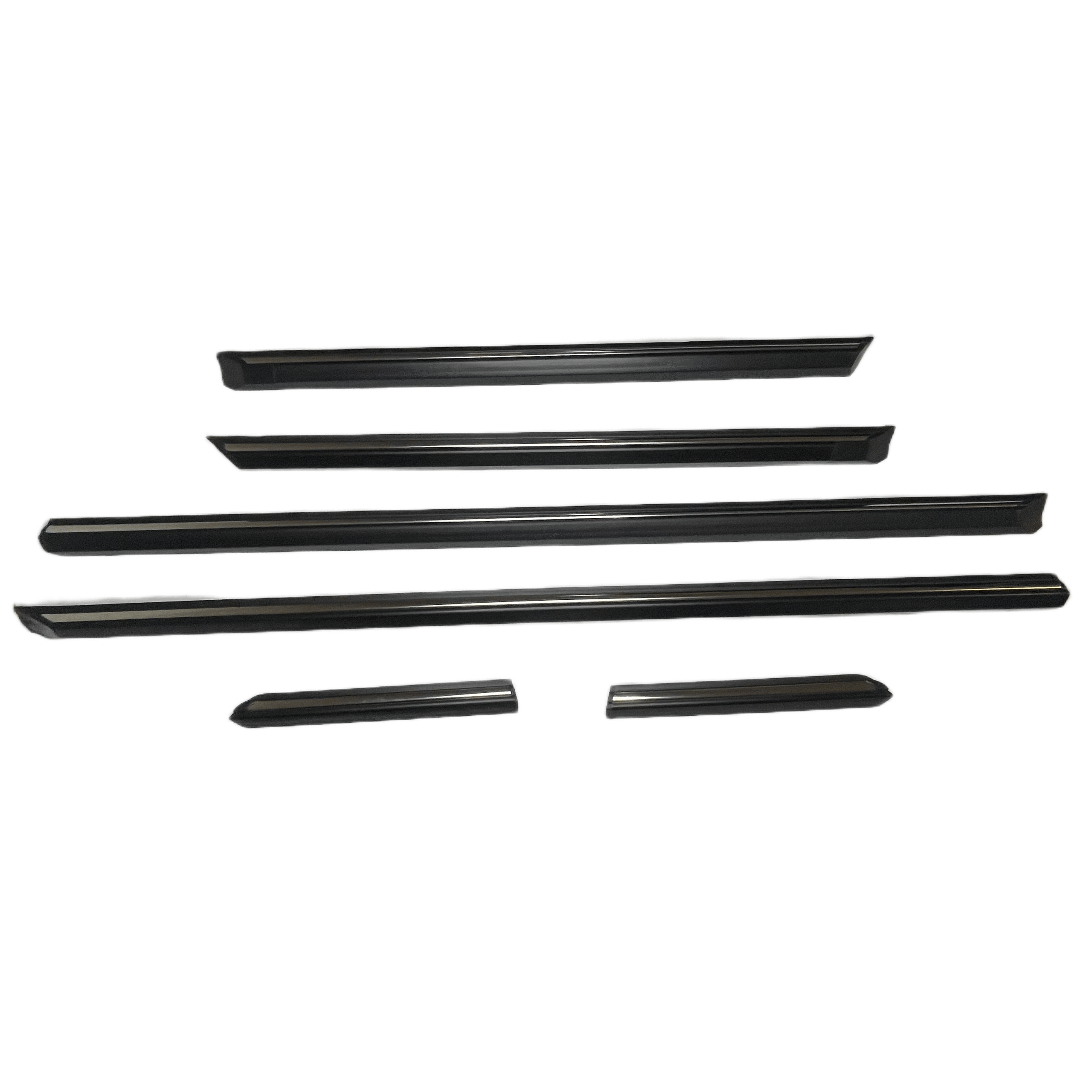 BMW E30 Trim with Chrome Insert Set of 6 (51131876130 / 51131876129) — view 3