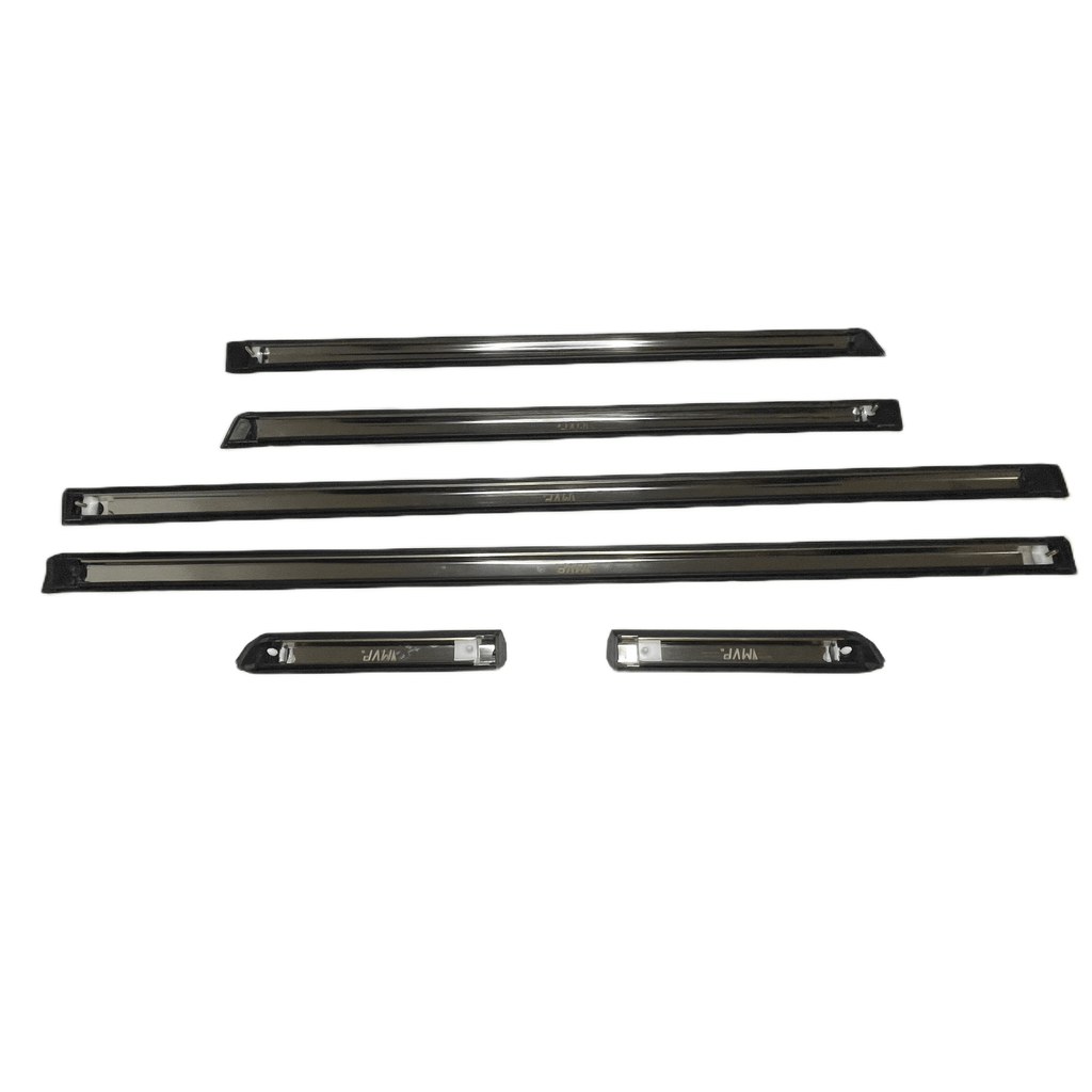 BMW E30 Trim with Chrome Insert Set of 6 (51131876130 / 51131876129) — view 4