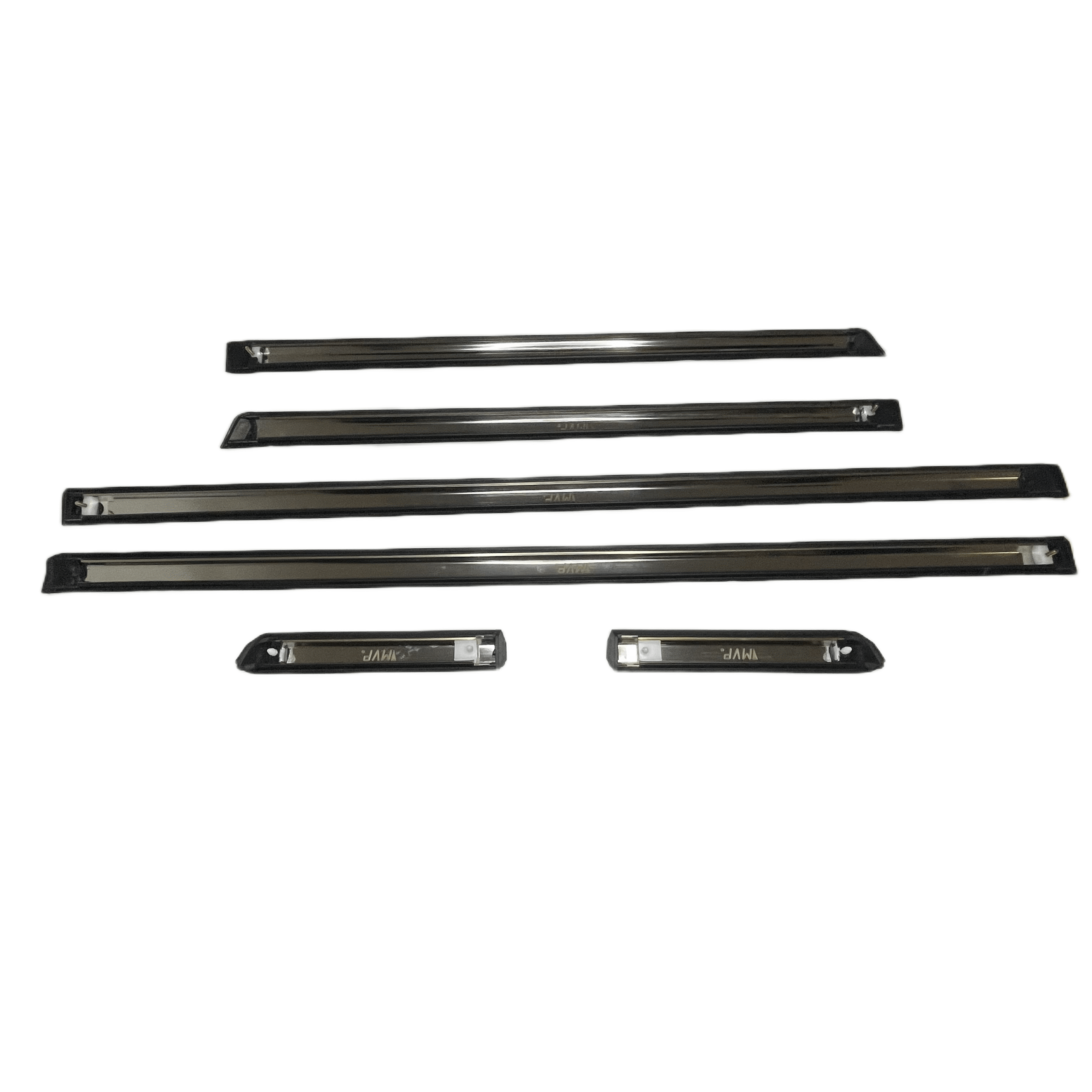 BMW E30 Trim with Chrome Insert Set of 6 (51131876130 / 51131876129) — view 4