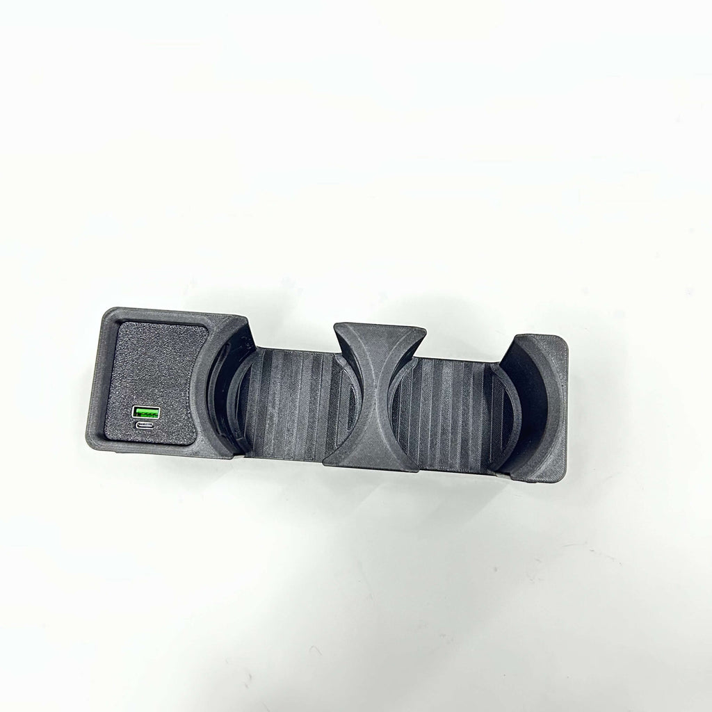 BMW E31 Custom Cup Holder with Usb Phone Charger – Replacement for Center Console Storage — view 5